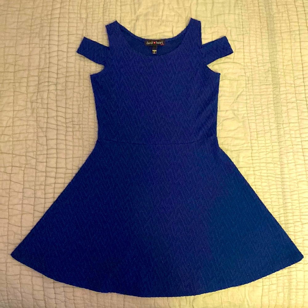 Derek Heart girl navy dress